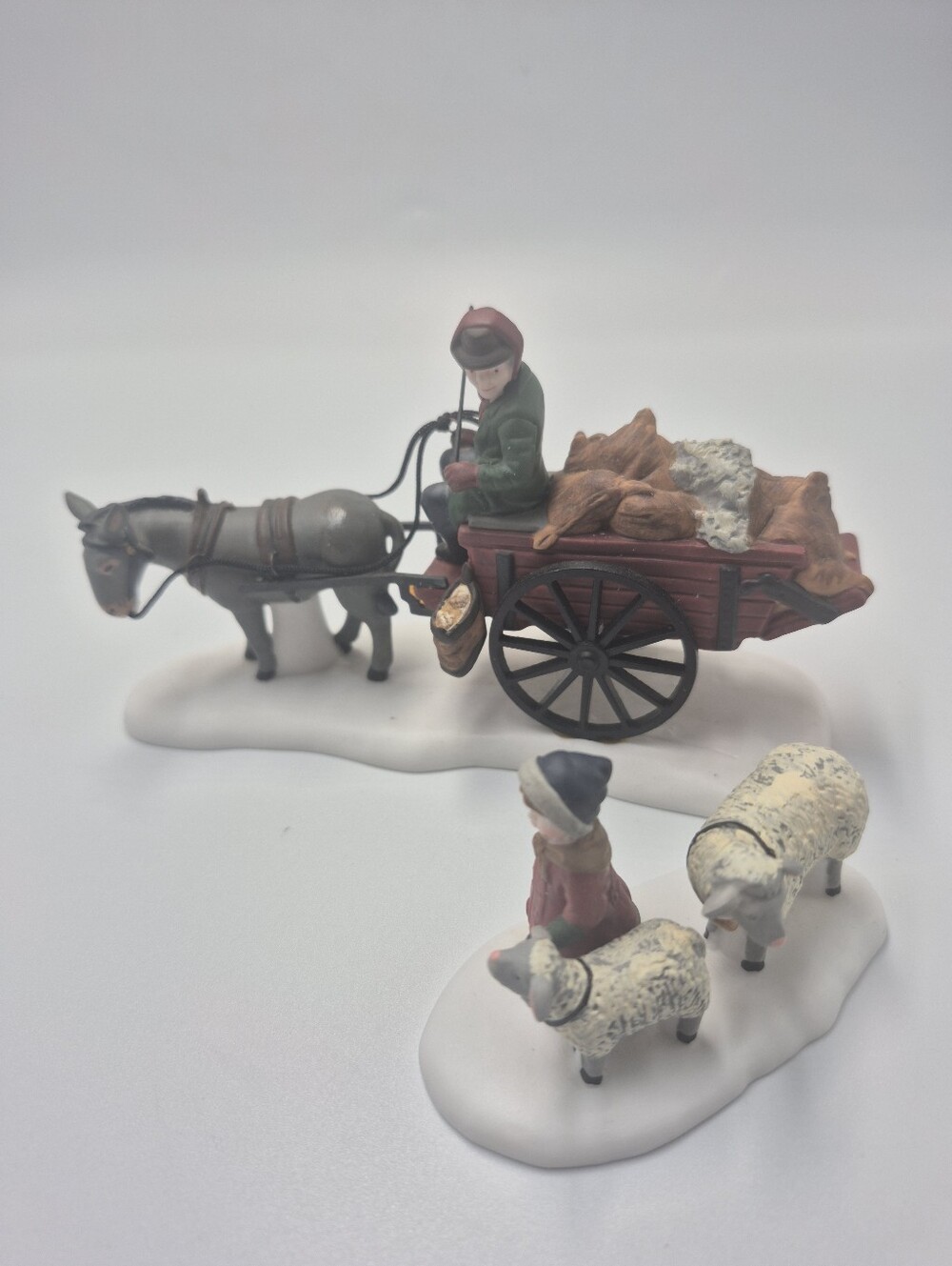 Dept 56 Bringing Fleeces To The Mill 58190 Heritage Village